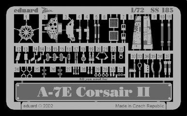 Eduard SS185 1/72 A-7E for Italeri/ESCI Photo Etch Detail Set