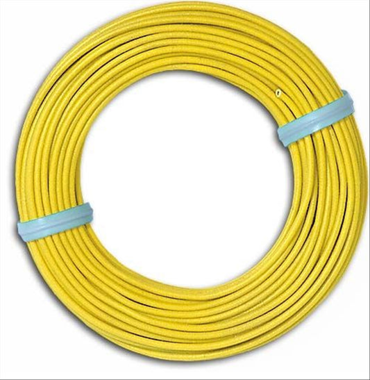 Busch 1791 All Scale Single-Conductor Hook-Up Wire, Yellow