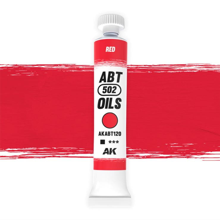 Abteilung 502 120 Red Oil Paint 20ml Tube