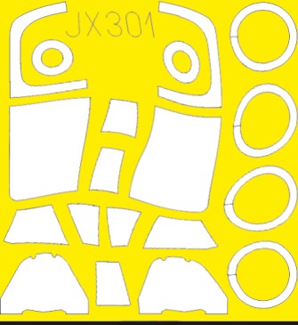 Eduard JX301 1/32 Mask Aircraft- Yak9K for ICM