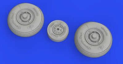 Eduard 648729 1/48 Aircraft- Z326/526 Wheels for EDU (Mask & Resin)
