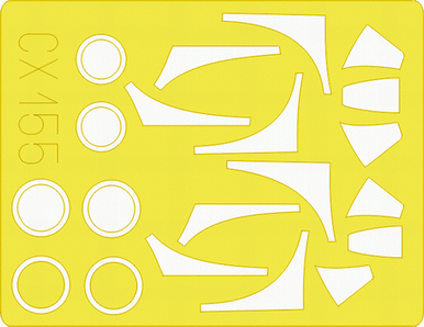 Eduard CX155 1/72 Paint Mask for ACADEMY F-86F Canopy Mask Set