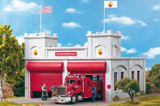 Piko 62242 G Scale Fire Department Number 6 Building Kit