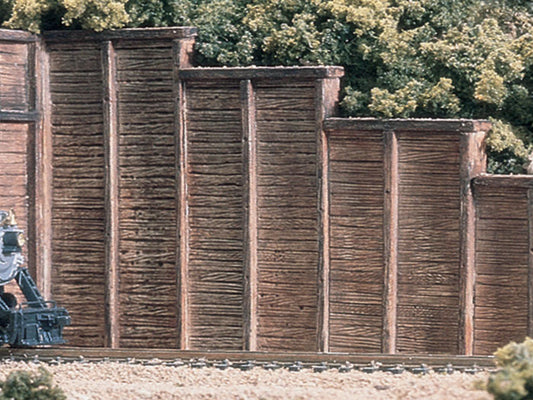 Woodland Scenics C1260 HO Scale Timber Retaining Wall