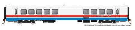 Rapido Trains 25103 HO Scale Amtrak Rtl Turbo #183