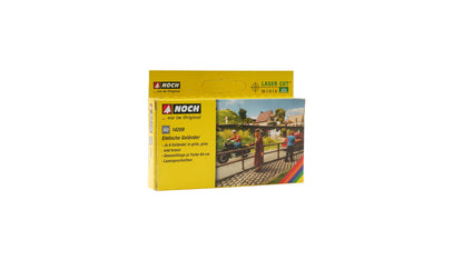 Noch 14208 HO Scale Simple Railings Laser-Cut Kit, 1.92 m