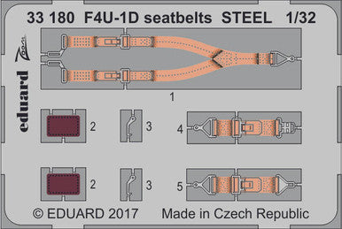 Eduard 33180 1/32 Seatbelts STEEL Photo Etch