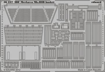 Eduard 36237 1/35 Armor- IDF Merkava Mk III D Basket for HBO