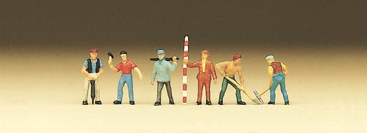 Preiser 88514 Z Scale Road Workers & Surveyors Figure Set