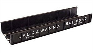 Atlas Model Railroad 895 HO Scale Code 100 Plate Girder Bridge -- Lackawanna (black, white)