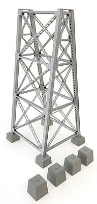 Walthers Cornerstone 933-4554 HO Scale Steel Railroad Bridge Tower -- Kit