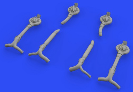 Eduard 648536 1/48 Aircraft- B17G Superchargers for HKM (Photo-Etch & Resin)