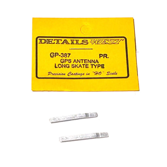 Details West GP-687 HO Scale GPS Antenna -- Long Skate Type 1 Pair