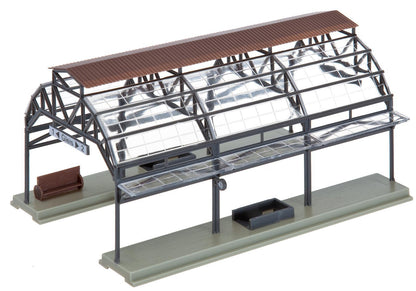Faller 222128 N Scale Glass Station Hall Double-Track Kit