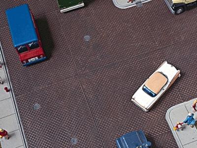 Walthers Cornerstone 933-3139 HO Scale Brick Street System -- Complete Set