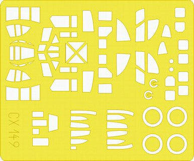 Eduard CX149 1/72 Mask Fiat BR-20 for Italeri Canopy Mask Set