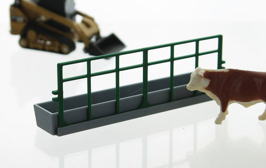 3D To Scale 64-309-GR 1/64 – Livestock Bunk Feeder 20ft Green Model