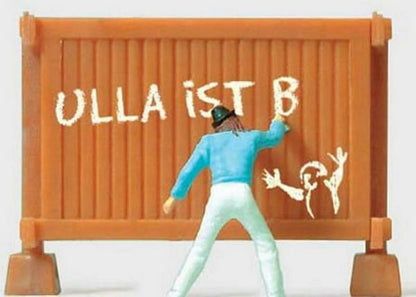 Preiser 28095 HO Scale Individual Figures, Pedestrians Grafitti Artist