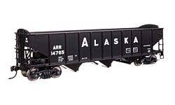 Walthers Mainline 910-56736 HO 70-Ton AAR 3-Bay Hopper - Alaska #14765