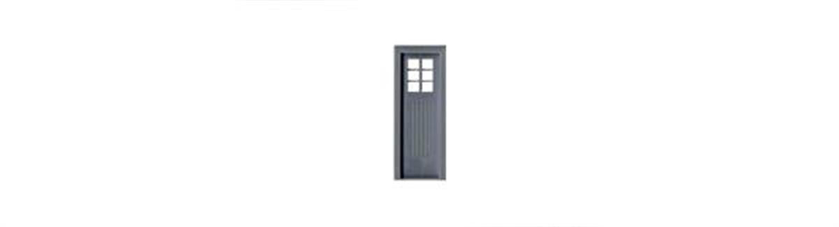 Tichy Trains 8324 HO 6-Lite Door w/Glazing 2'w x 6' 6"h (6)