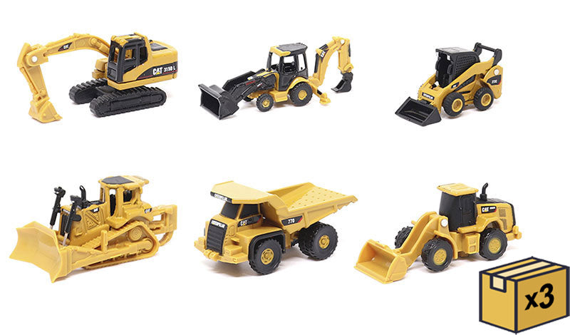 Diecast Masters 85980ACS-CASE Caterpillar Micro Constructors 24-Piece Case