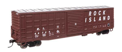 Walthers Mainline 910-46717 HO Scale 50' Waffle Boxcar RTR Rock Island #62729