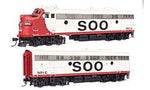 Walthers Proto 920-42554 HO EMD FP7 Sound/DCC - Soo Line #501A & 501C