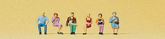 Preiser 88525 Z Scale Seated Passengers Figure Set