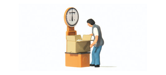 Preiser 28244 HO Scale Parcel Handler Figure