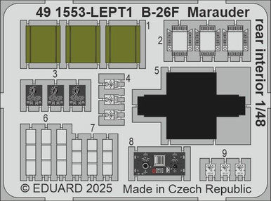 Eduard 491553 1/48 B-26F Marauder Rear Interior