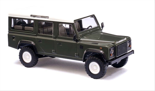 Busch 50301 HO Scale 1983 Land Rover Defender, Green