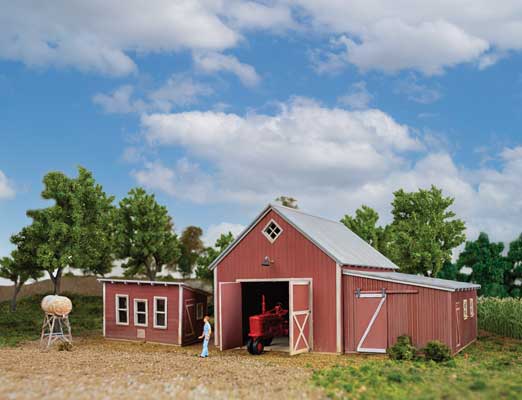 Walthers Cornerstone 933-3346 HO Scale Chicken Coop and Sheds -- Kit