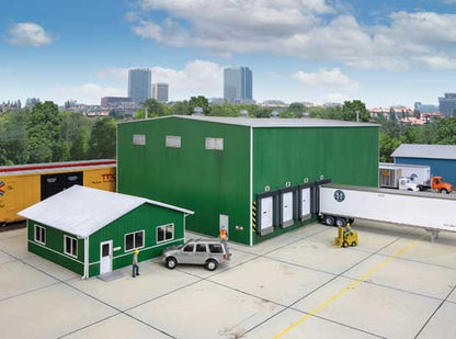 Walthers Cornerstone 4080 HO Steel Warehouse Kit