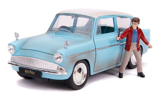 Jada Toys 31127 1/24 Scale Harry Potter And 1959 Ford Anglia