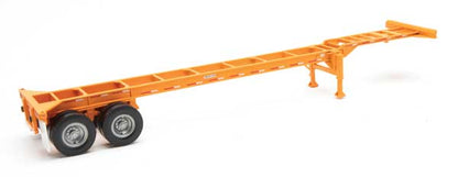 Walthers SceneMaster 4552 HO 40' Container Chassis Orange