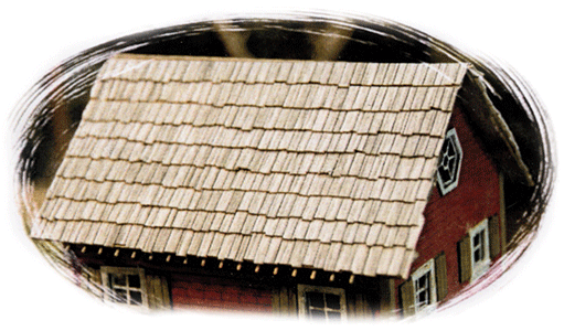 Bar Mills 224 O Scale Split Shakes -- Gray