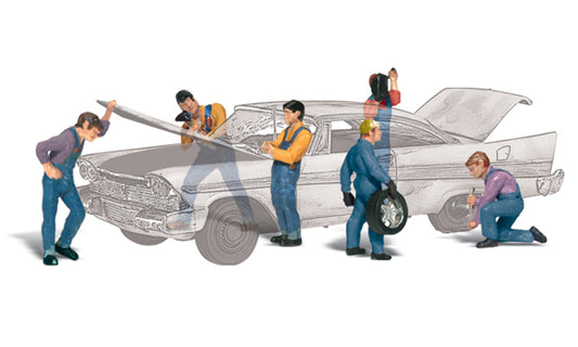 Woodland Scenics A1914 HO Scale Auto Mechanics