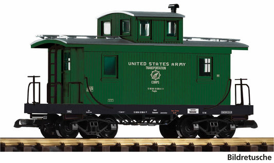 Piko 38970 G Scale USATC Guard Van / Caboose