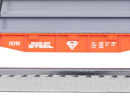 Lionel 6-2428290 O Gauge Superman Steel I-Beam Flatcar
