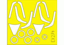 Eduard EX274 1/48 Paint Mask for TAMIYA F-16CN Block 30/32