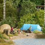 Busch 79823 HO Scale Wilderness Camping Action Set