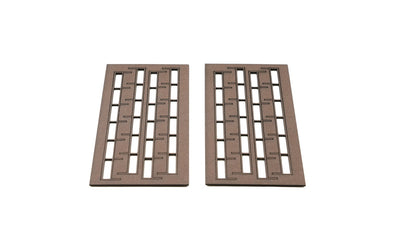 Noch 14208 HO Scale Simple Railings Laser-Cut Kit, 1.92 m