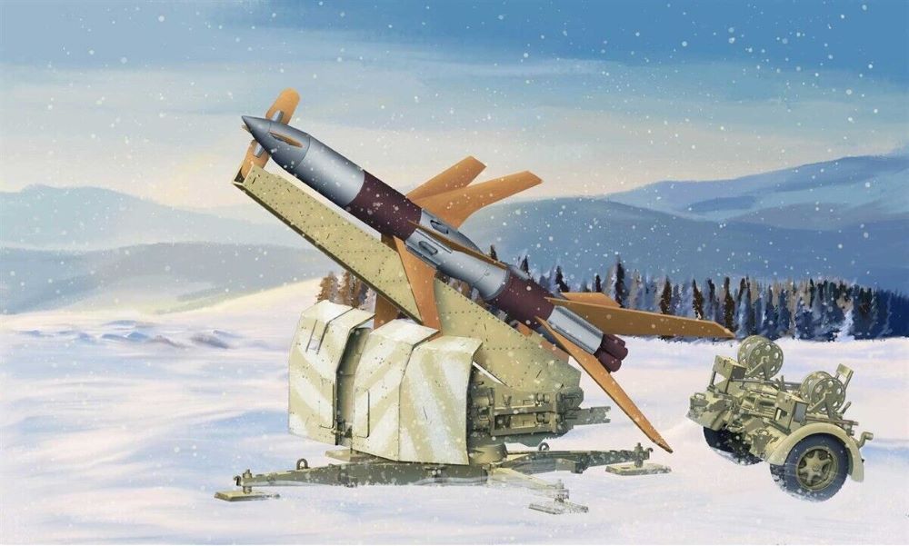 Trumpeter Scale Models 2357 1/35 German Flakrakete Rheintochter I Missile Launch
