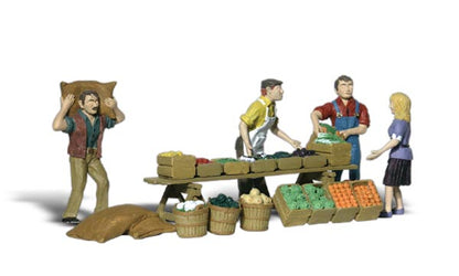 Woodland Scenics A2750 O Scale Farmers Market