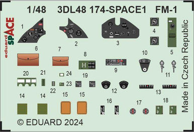 Eduard 3DL48174 1/48 FM-1 SPACE 1/48