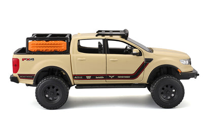 Maisto 32540T 1/27 2019 Ford Ranger Pickup, Sand Tan, Off-Road