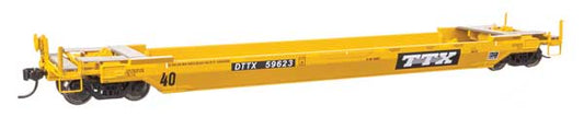 Walthers Proto 109157 HO Scale Gunderson Rebuilt All-Purpose 40' Well Car - Read