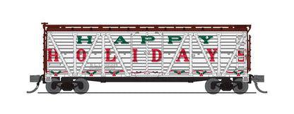 Broadway Limited 6587 N Stock Car W/Happy Holiday Sounds