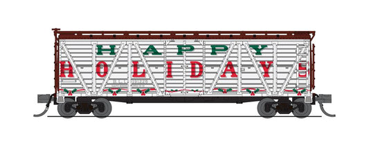 Broadway Limited 6587 N Stock Car W/Happy Holiday Sounds
