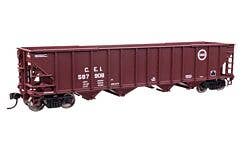 Walthers Mainline 910-57803 HO 50' 4-Bay Hopper - C&EI #587908